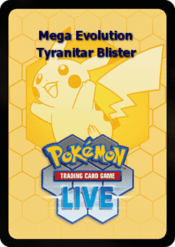 Mega Evolution Live Code Card: Tyranitar Blister