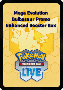 Mega Evolution Live Code Card: Bulbasaur Promo - Enhanced Booster Box