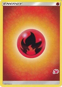 Fire Energy 6 Charizard Stamped