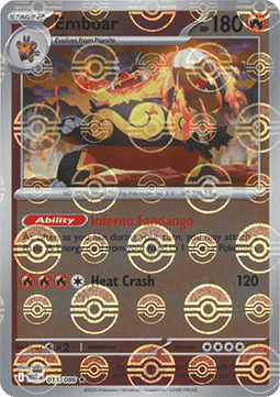 Emboar Poke Ball Pattern