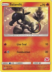 Salandit 25 156 31 Charizard Stamped